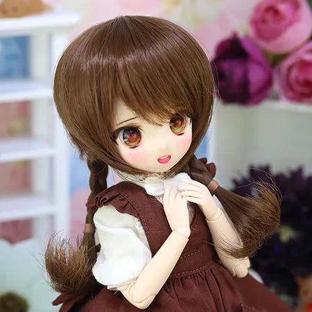 【Dollce】海老毛 ベビーウィッグ マルチカラー / 5インチ OB11 ねんどろいど 球体関節人形 iMda1.7 ufdoll 