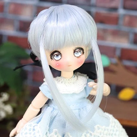 【Dollce】Ring Hair Multicolor Wig for Baby / 4-inch SweetDoll OBITSU OB11 BJD 12 points