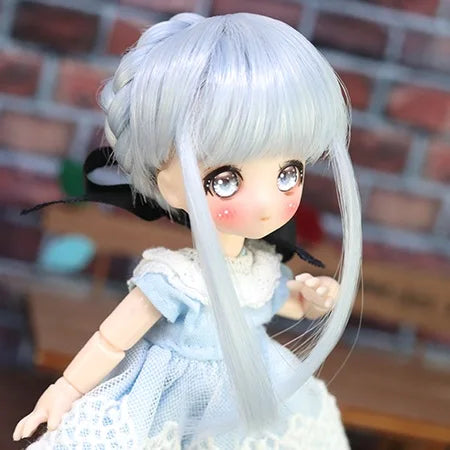 【Dollce】Ring Hair Multicolor Wig for Baby / 4-inch SweetDoll OBITSU OB11 BJD 12 points