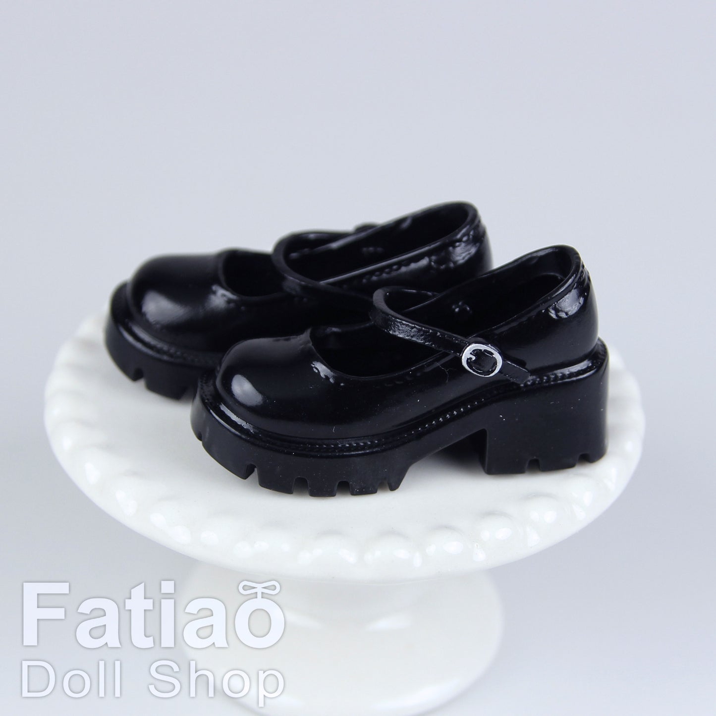 【Fatiao Doll Shop】粗跟瑪莉珍鞋 多色 / 3.5cm 兵人 兵女 iMda2.7