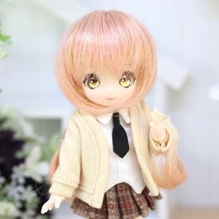 【Dollce】Shrimp Hair 娃用假髮 多色 / 4吋 SweetDoll OBITSU OB11 BJD 12分 - 紀物書館+JiWu Bookstore