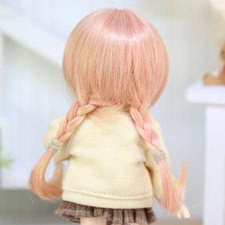 【Dollce】Shrimp Hair 娃用假髮 多色 / 4吋 SweetDoll OBITSU OB11 BJD 12分 - 紀物書館+JiWu Bookstore