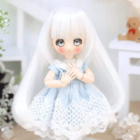 【Dollce】One Curl 娃用假髮 多色 / 4吋 SweetDoll OBITSU OB11 BJD 12分 - 紀物書館+JiWu Bookstore