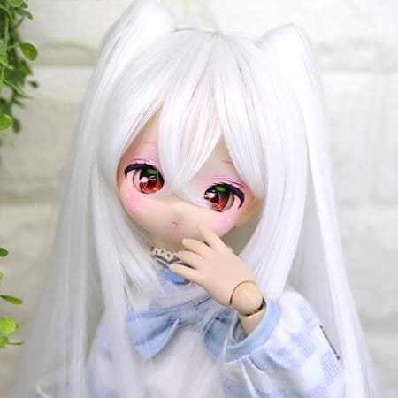 【Dollce】Cat Style 娃用假髮 多色 / 9吋 BJD DD 3分 4分 MDD - 紀物書館+JiWu Bookstore