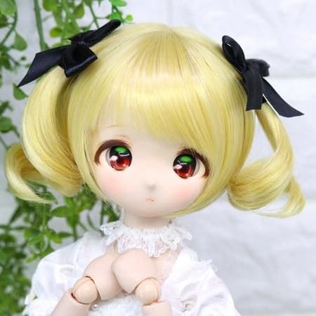 【Dollce】Strawberry Curl 娃用假髮 多色 / 9吋 BJD DD 3分 4分 - 紀物書館+JiWu Bookstore