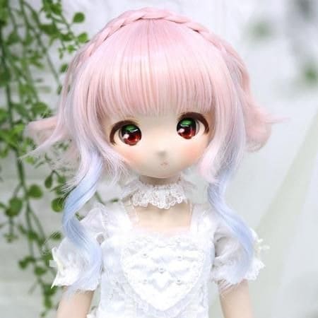 【Dollce】Aqua Frill 娃用假髮 多色 / 9吋 BJD DD 1/3 MDD 熊妹 IMOMO - 紀物書館+JiWu Bookstore