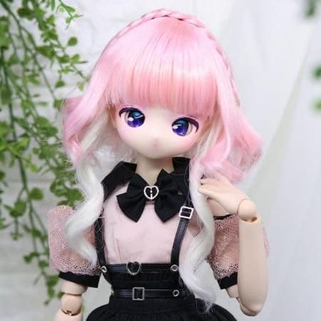 【Dollce】Aqua Frill 娃用假髮 多色 / 9吋 BJD DD 1/3 MDD 熊妹 IMOMO - 紀物書館+JiWu Bookstore