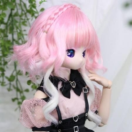 【Dollce】Aqua Frill 娃用假髮 多色 / 9吋 BJD DD 1/3 MDD 熊妹 IMOMO - 紀物書館+JiWu Bookstore