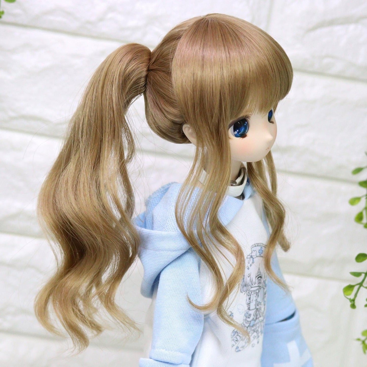 【Dollce】Side Pony 娃用假髮 多色 / 9吋 BJD DD 1/3 MDD 熊妹 IMOMO - 紀物書館+JiWu Bookstore