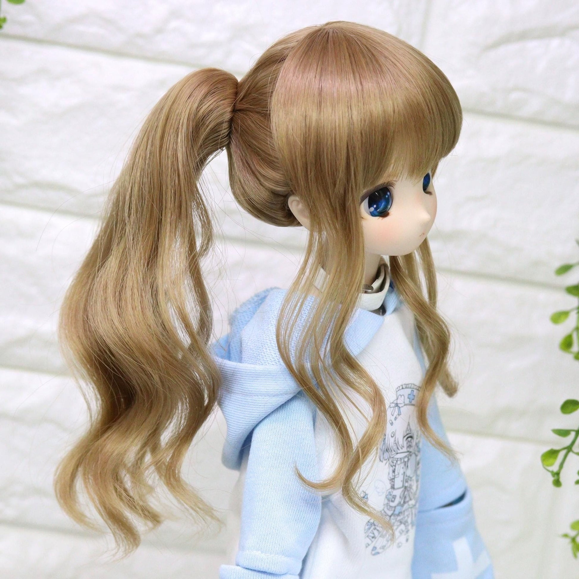 【Dollce】Side Pony 娃用假髮 多色 / 9吋 BJD DD 1/3 MDD 熊妹 IMOMO - 紀物書館+JiWu Bookstore