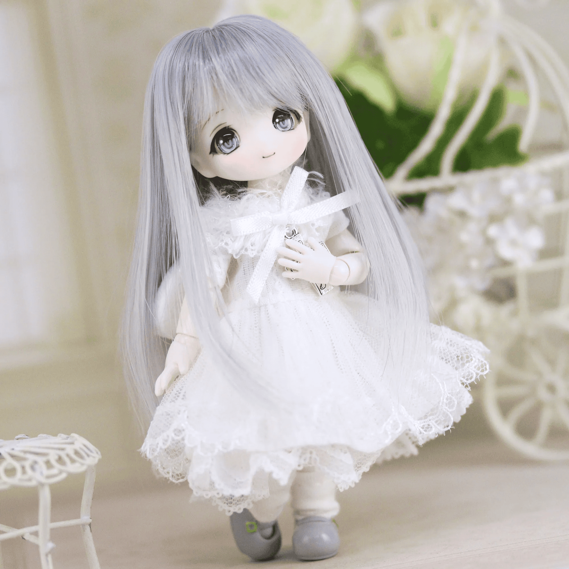 【Dollce】Noble Straight 娃用假髮 多色 / 4吋 SweetDoll OBITSU OB11 BJD 1/12 - 紀物書館+JiWu Bookstore