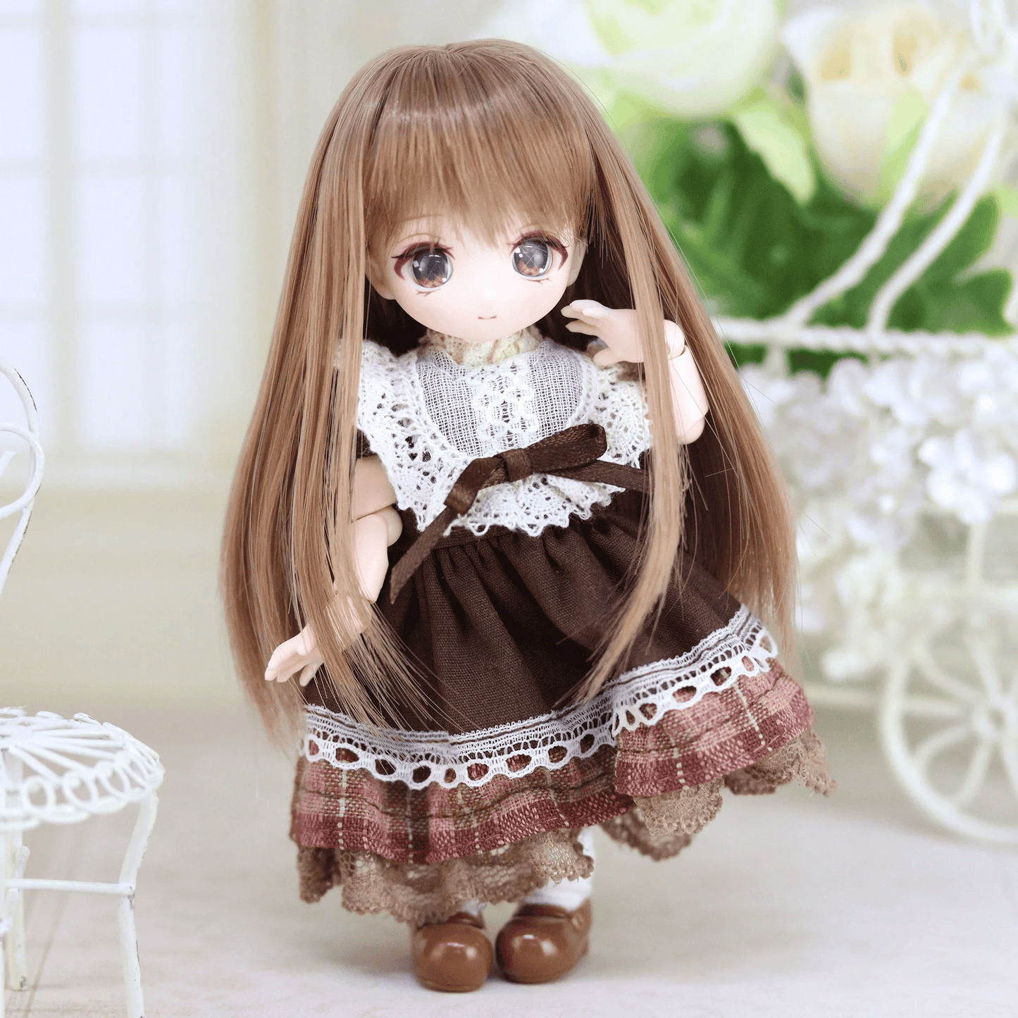 【Dollce】Noble Straight 娃用假髮 多色 / 4吋 SweetDoll OBITSU OB11 BJD 1/12 - 紀物書館+JiWu Bookstore