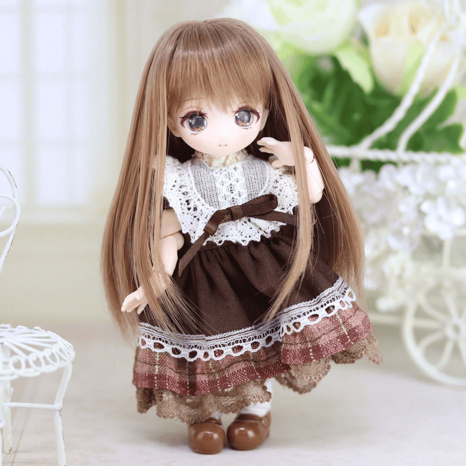 【Dollce】Noble Straight 娃用假髮 多色 / 4吋 SweetDoll OBITSU OB11 BJD 1/12 - 紀物書館+JiWu Bookstore