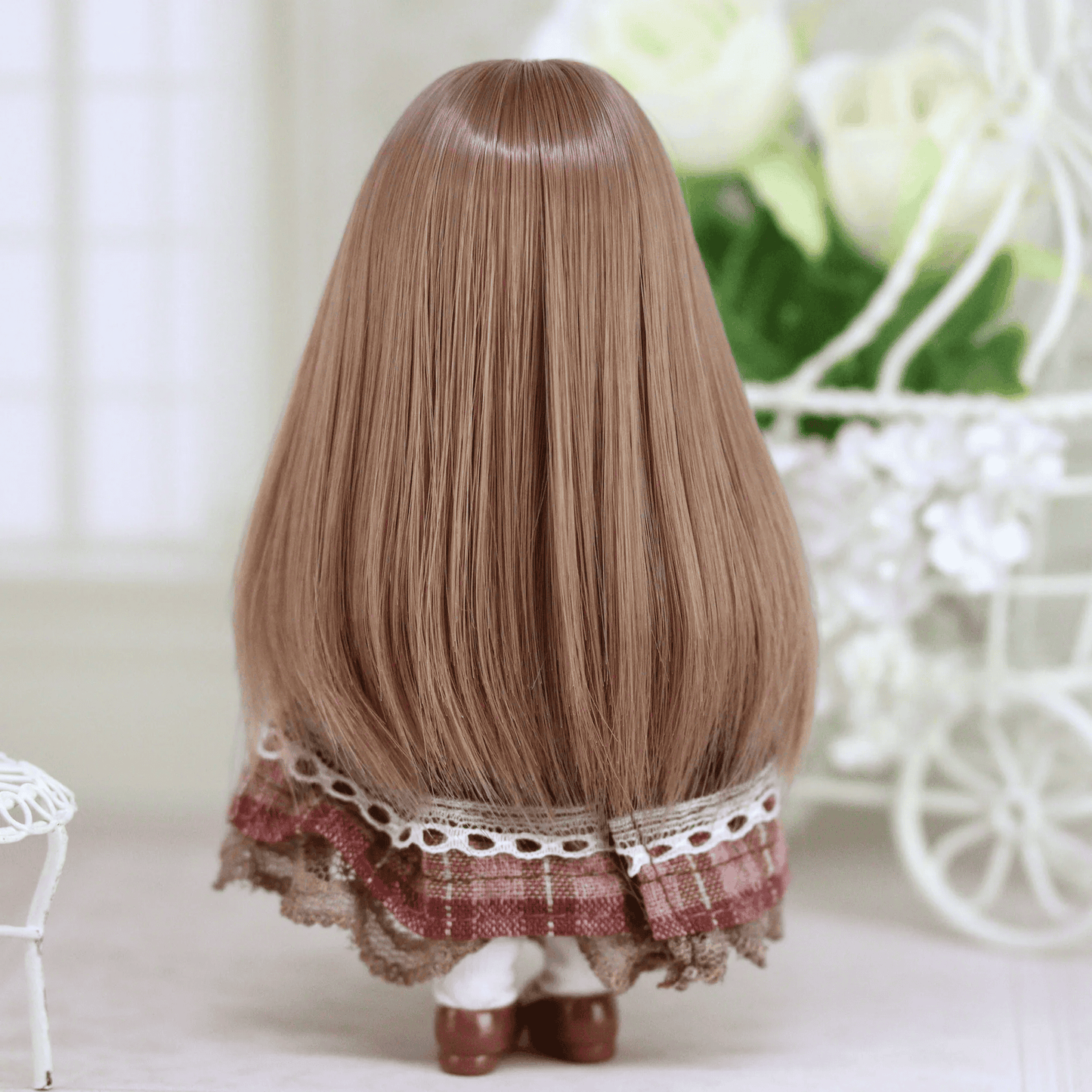 【Dollce】Noble Straight 娃用假髮 多色 / 4吋 SweetDoll OBITSU OB11 BJD 1/12 - 紀物書館+JiWu Bookstore