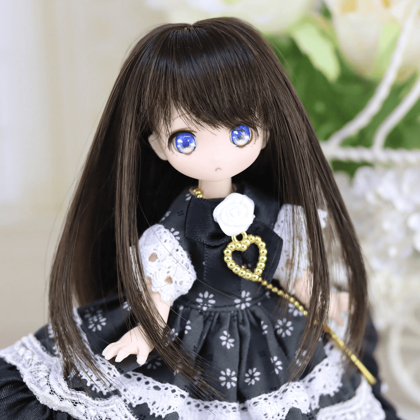 【Dollce】Noble Straight 娃用假髮 多色 / 4吋 SweetDoll OBITSU OB11 BJD 1/12 - 紀物書館+JiWu Bookstore