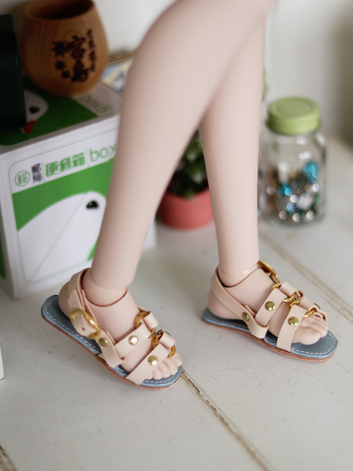 【1PinFun】雙圓環涼鞋 多色 / BJD SD DD 1/3 AZONE AZO2 OB50 AngelPhilia