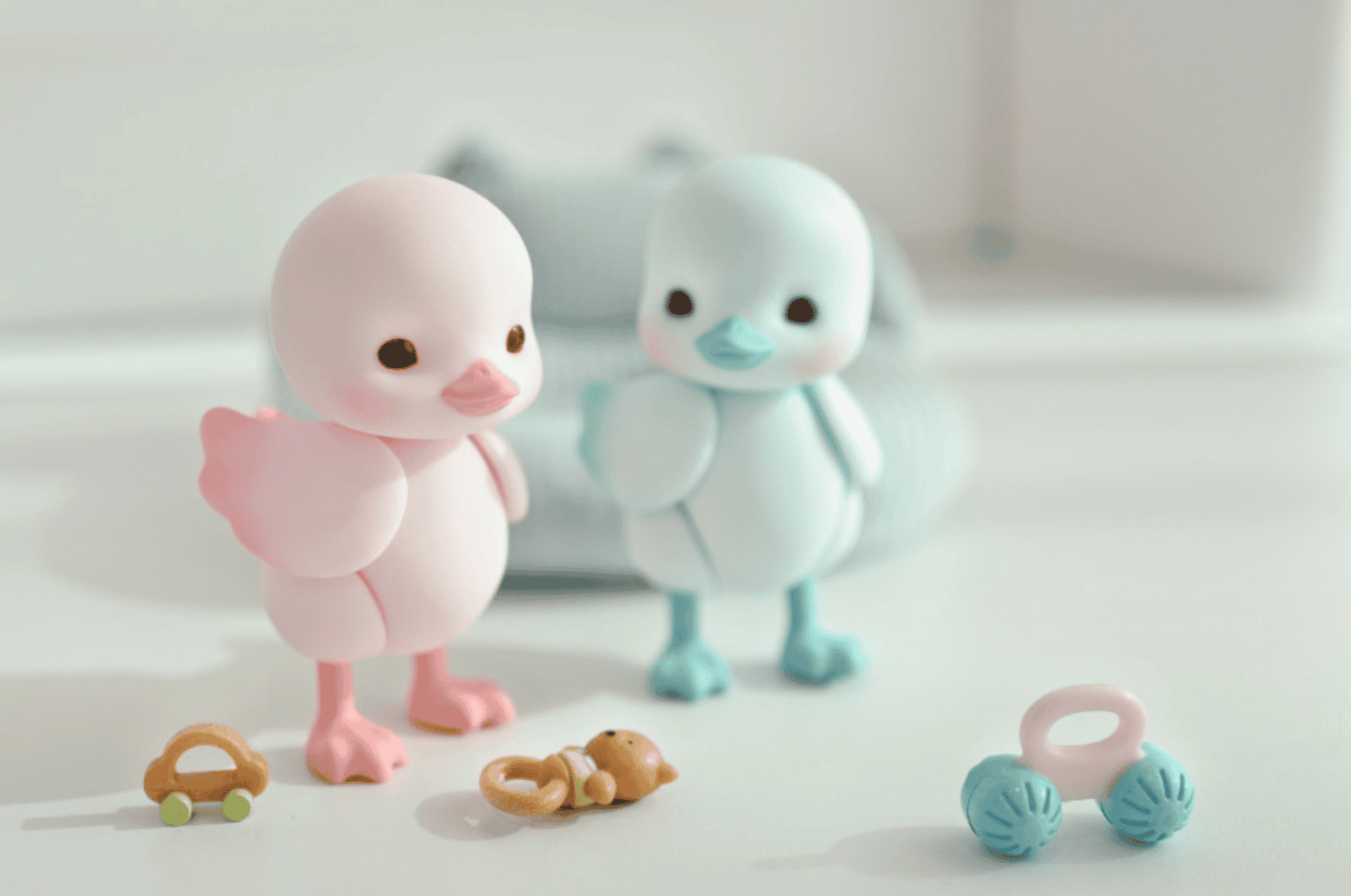 【GEPPETO FRIENDS】gfDolls little KKuming Duck 小鴨子 粉肌 / 現貨 - 紀物書館+JiWu Bookstore