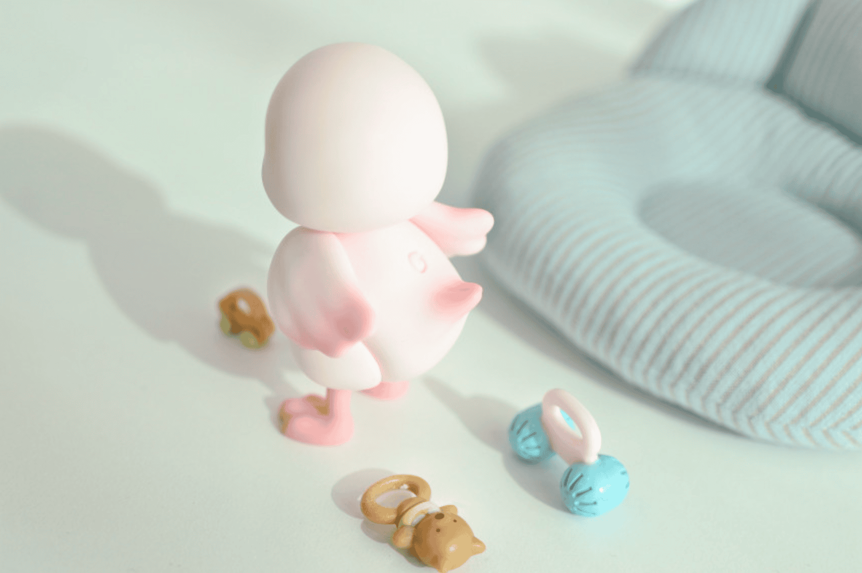 【GEPPETO FRIENDS】gfDolls little KKuming Duck 小鴨子 粉肌 / 現貨 - 紀物書館+JiWu Bookstore