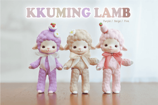 【GEPPETO FRIENDS】gfDolls little KKuming Lamb 小羊 紫肌 / 現貨 - 紀物書館+JiWu Bookstore