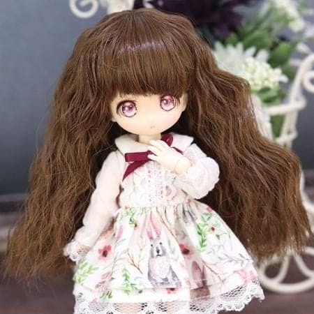 【Dollce】Long wave 娃用假髮 多色 / 4吋 SweetDoll OBITSU OB11 BJD 12分 - 紀物書館+JiWu Bookstore