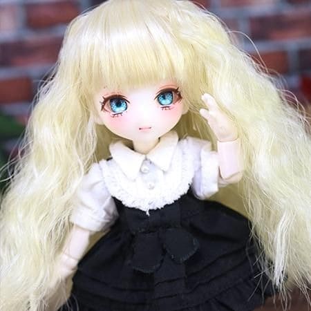【Dollce】Long wave 娃用假髮 多色 / 4吋 SweetDoll OBITSU OB11 BJD 12分 - 紀物書館+JiWu Bookstore