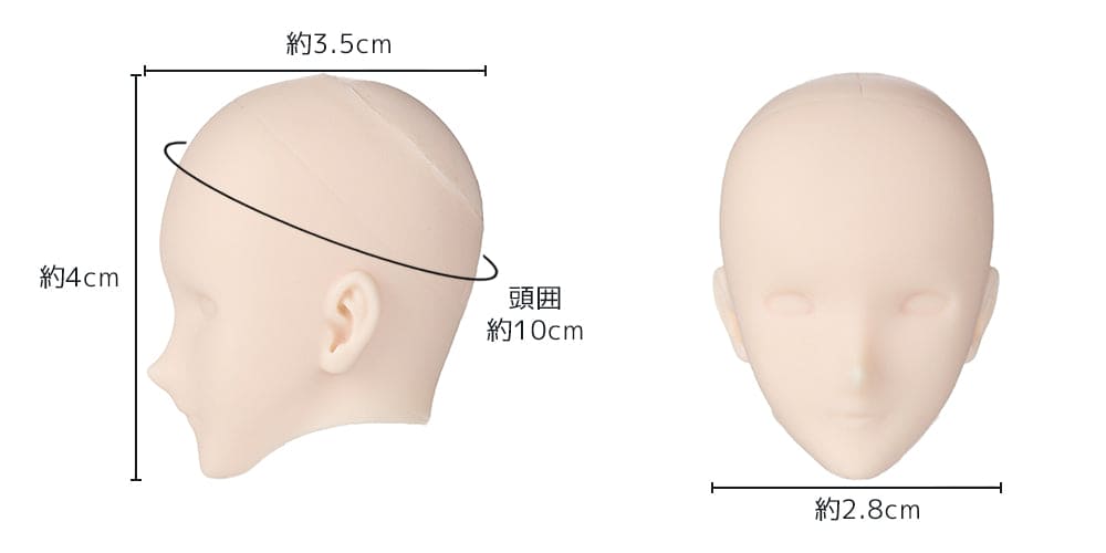 【OBITSU】OB30 30-02 single-head white muscle/Obitsu 30 one-sixth male illustrated soldier