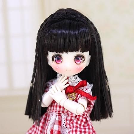 【Dollce】Low-Puchi 娃用假髮 多色 / 4吋 SweetDoll OBITSU OB11 BJD 1/12 - 紀物書館+JiWu Bookstore