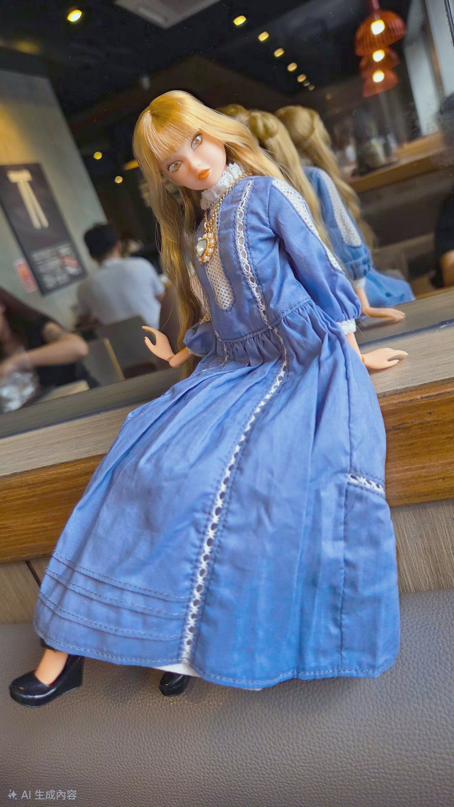 【Licca Castle】Galum Collection 26 蕾絲拼接洋裝組 / 27cm momoko MISAKI Jenny