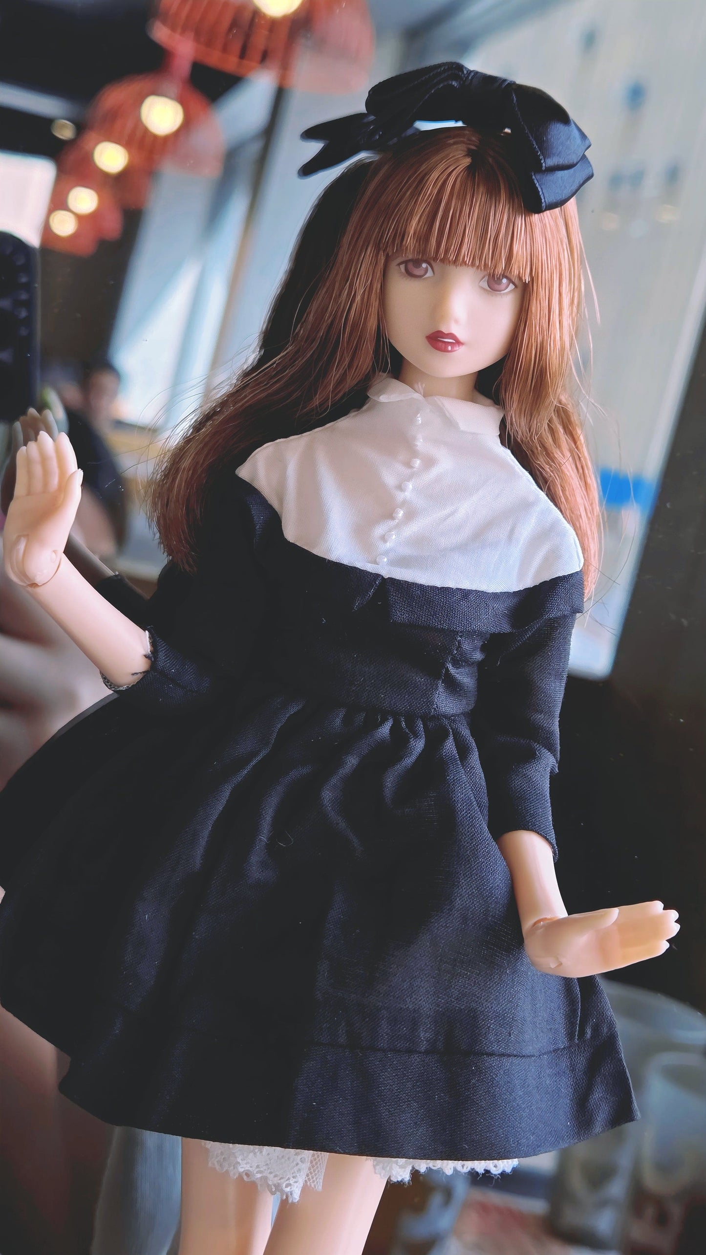 【Licca Castle】Galum Collection 15 Patchwork Collar Dress Set / 22cm Pureneemo OB22 Ruruko