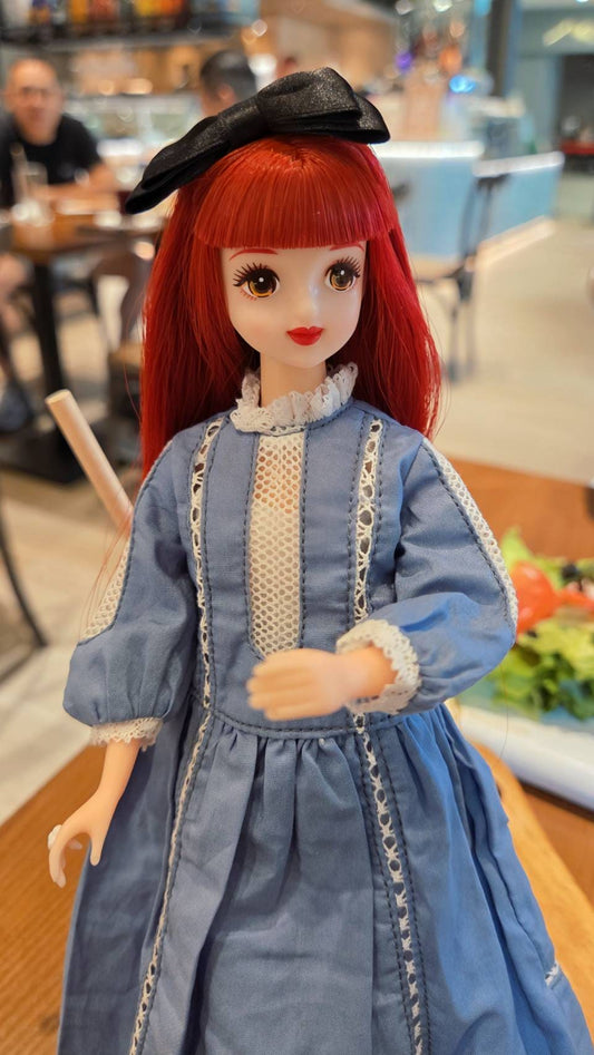 【Licca Castle】Galum Collection 26 蕾絲拼接洋裝組 / 27cm momoko MISAKI Jenny