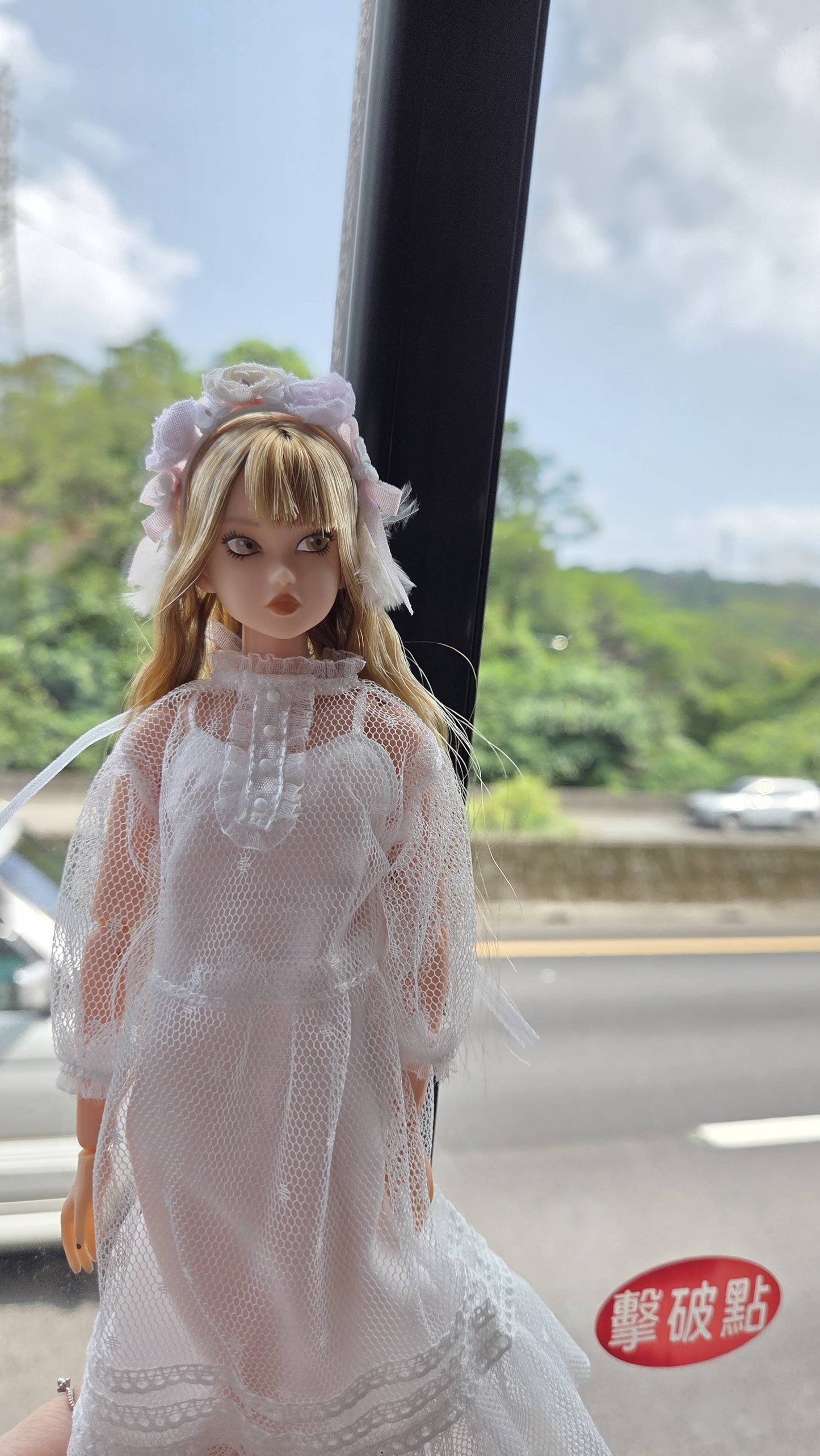 【Licca Castle】Galum Collection 5 點點薄紗洋裝組 / 27cm momoko MISAKI Jenny