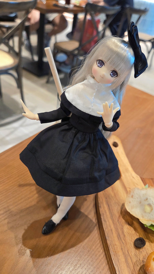 【Licca Castle】Galum Collection 15 Patchwork Collar Dress Set / 22cm Pureneemo OB22 Ruruko