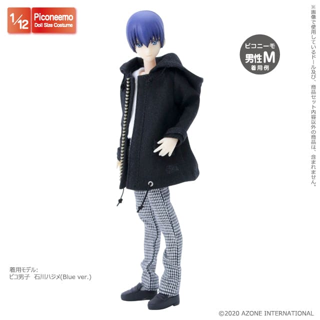 【AZONE】AZONE 連帽風衣 多色 / Picconeemo P體 D男 OB11 BJD 1/12 - 紀物書館+JiWu Bookstore