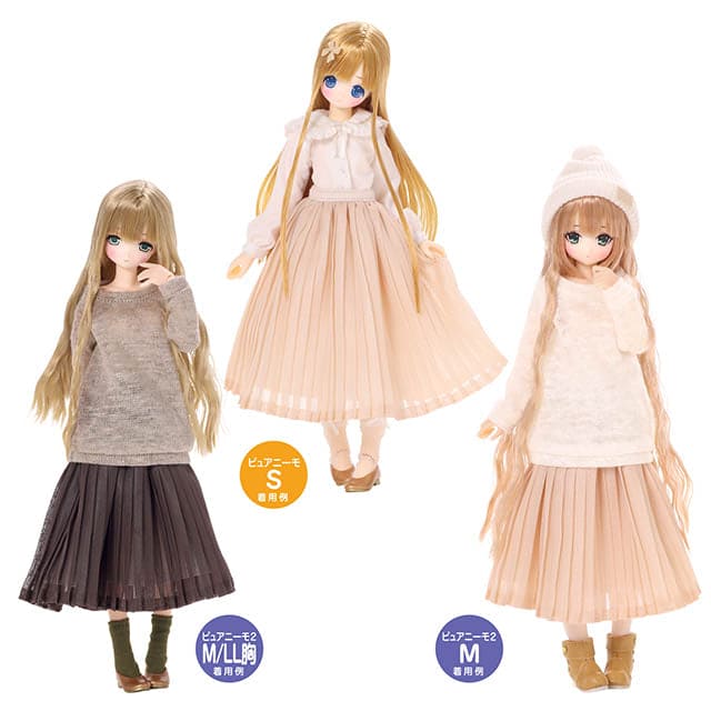 【AZONE】喬琪紗百褶長裙 多色 / AZONE pureneemo OB22 OB24 Blythe momoko