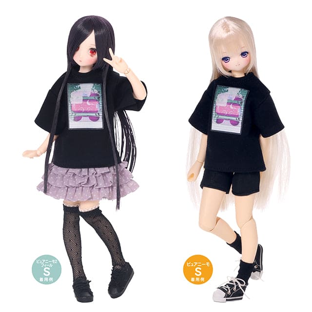 【AZONE】ワイドバージョンTシャツ マルチカラー/AZONE ピュアニーモ OB22 OB24 ブライス モモコ