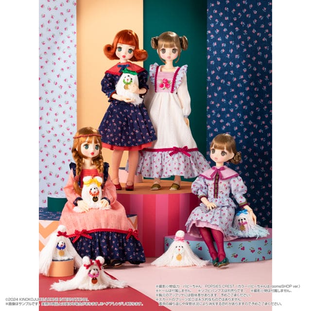 【AZONE】BonBons 復古花卉套裝 4 款 / Blythe Pureneemo OB22 ruruko