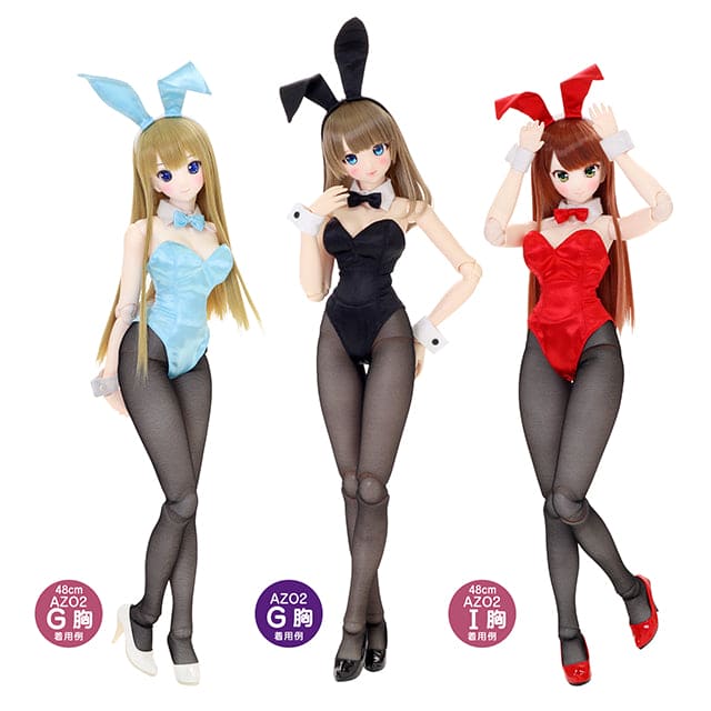 【AZONE】緞面兔女郎套裝 / BJD 3分 OB50 50cm AZO2 - 紀物書館+JiWu Bookstore