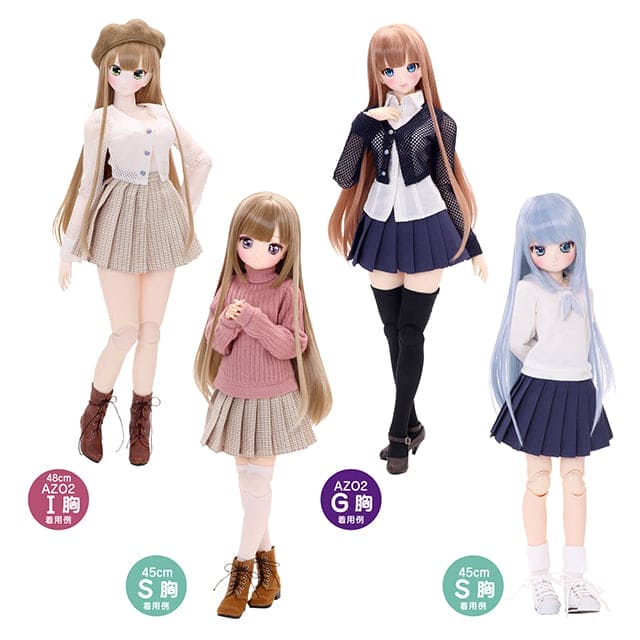 【AZONE】百褶裙 / BJD 1/3 DD AZO2 OB50 Angel Philia - 紀物書館+JiWu Bookstore