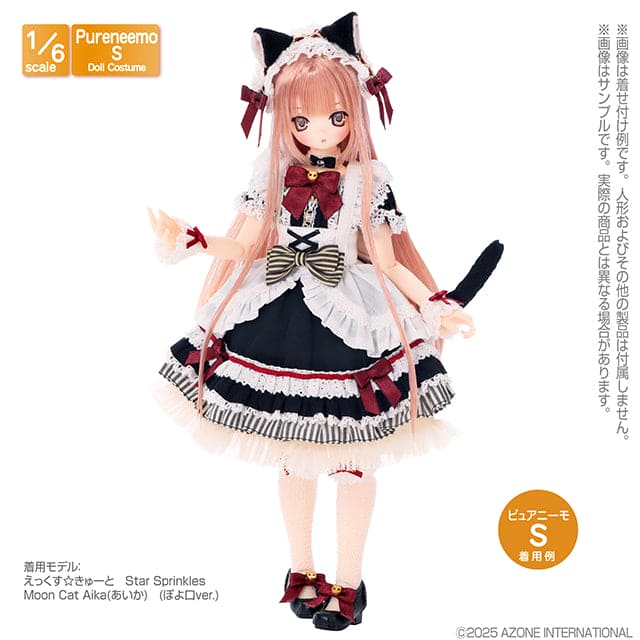 【AZONE】糖果緞帶鞋～月貓 多色 / Pureneemo ruruko OB22 - 紀物書館+JiWu Bookstore