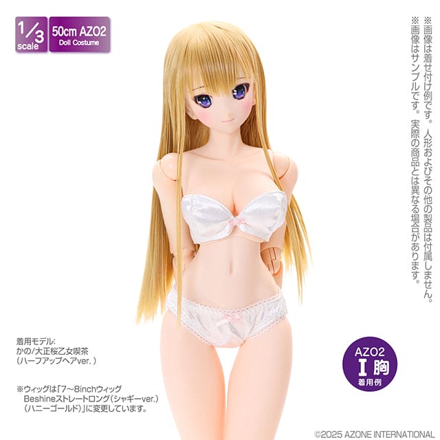 【AZONE】無肩帶內衣套組 / BJD 1/3 OB50 50cm AZO2 - 紀物書館+JiWu Bookstore