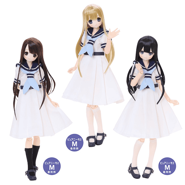 【AZONE】PNM 聖伊菲利亞 女子夏季制服套組 / Pureneemo ruruko OB24 藍豆豆