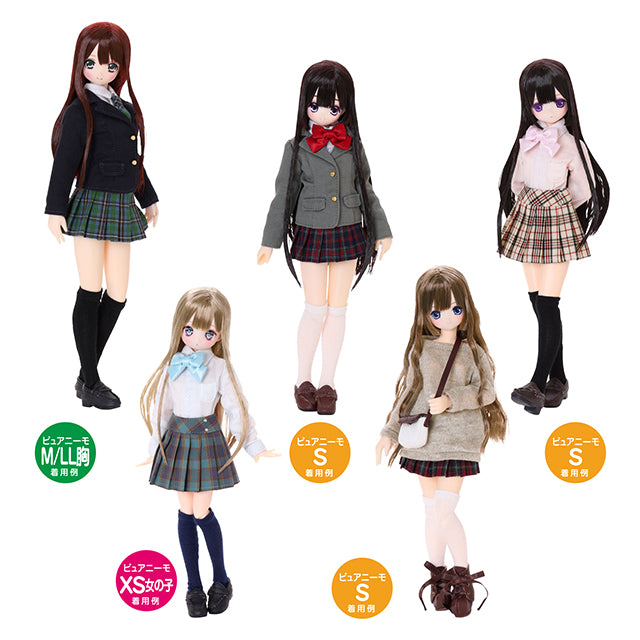 【AZONE】PNS 側釦百褶裙III 多色 預購 / Pureneemo ruruko OB22 藍豆豆