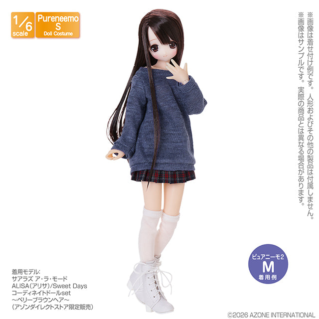 【AZONE】PNS 膝上襪組II 預購 / Pureneemo ruruko OB22 藍豆豆