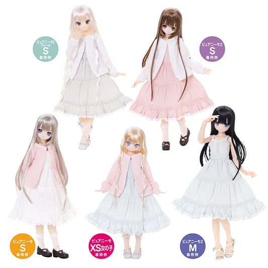 【AZONE】PNS 蛋糕裙洋裝與罩衫套組 預購 / Pureneemo ruruko OB22 藍豆豆 - 紀物書館+JiWu Bookstore