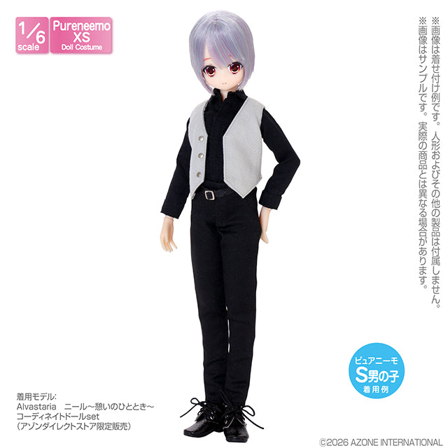 【AZONE】PNXS 附腰帶西裝褲 多色 / Pureneemo ruruko OB22 藍豆豆