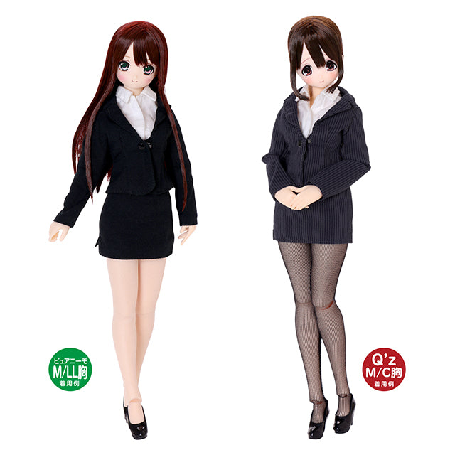 【AZONE】Q'z 窄裙套裝 / Pureneemo ruruko OB22 藍豆豆