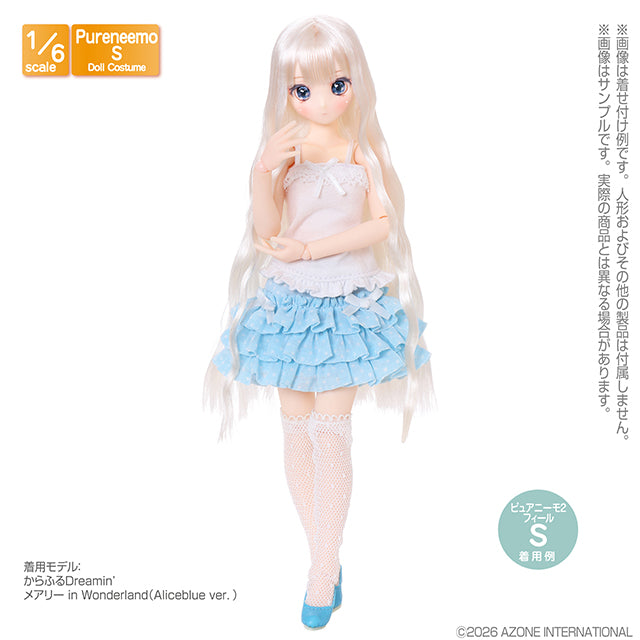 【AZONE】PNS Sugar 細肩帶背心III 多色 / Pureneemo ruruko OB22 藍豆豆