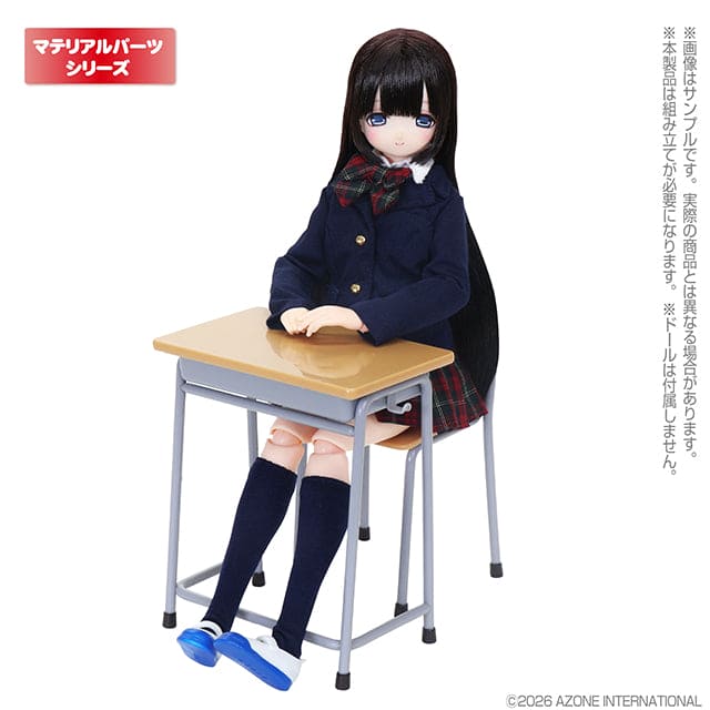 【AZONE】1/6 娃用課桌椅 / Pureneemo OB22 OB24 ruruko