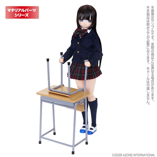【AZONE】1/6 娃用課桌椅 / Pureneemo OB22 OB24 ruruko