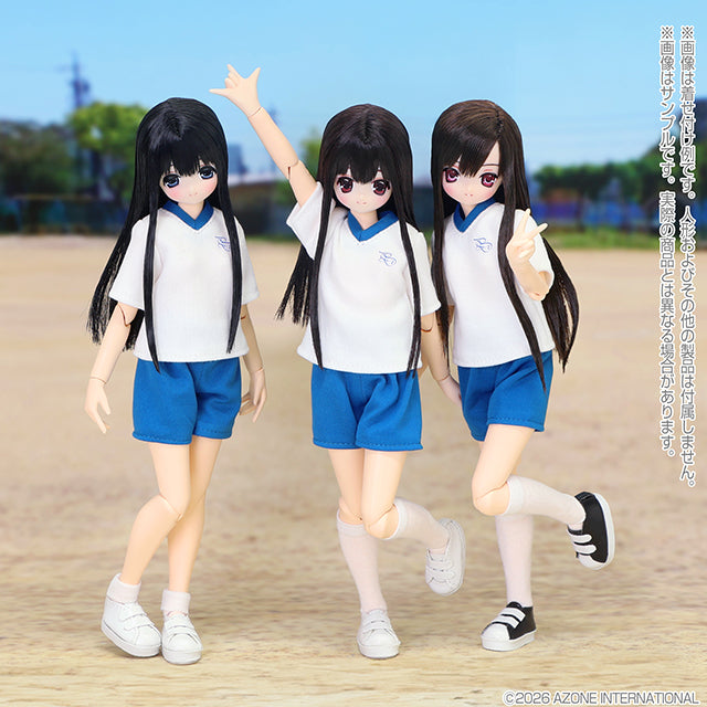 【AZONE】PNS 聖波托爾德女子中學 體操服 / Pureneemo ruruko OB24 藍豆豆 Blythe